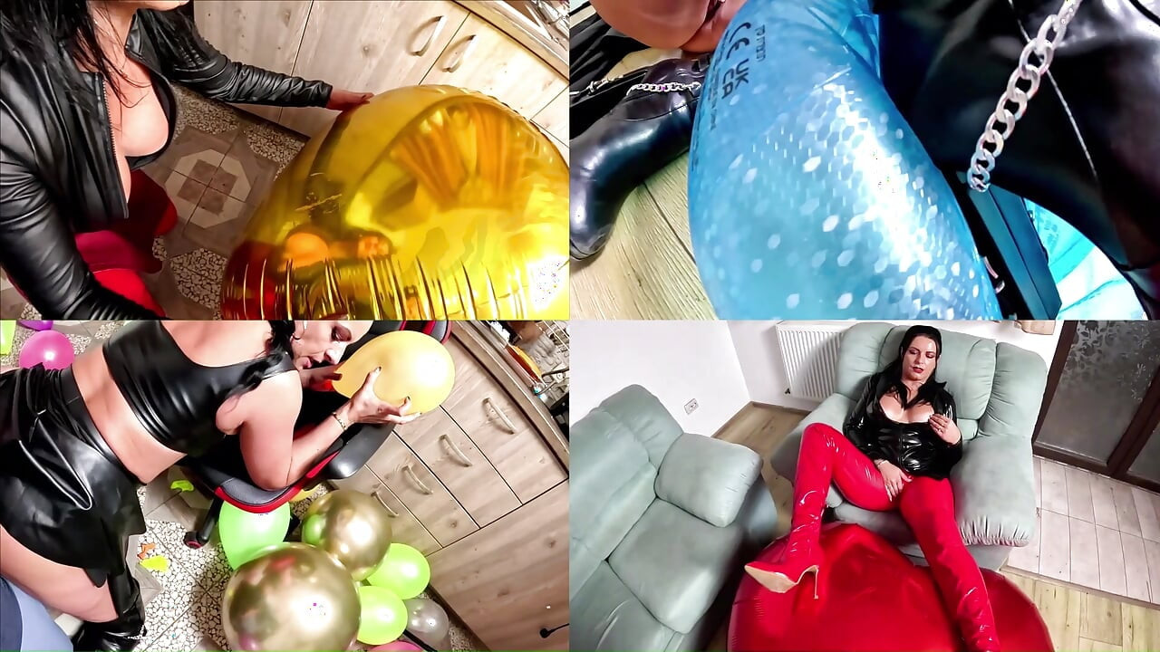 Inflatable Wrestler Sex Fantasy. Strap On Riding Doggy Double Cum and Popping