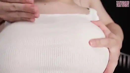 Büyük j fincan kıvrımlarını seviyor musun? Göz alıcı tanrıça vücut spotu misono.m -pt.3