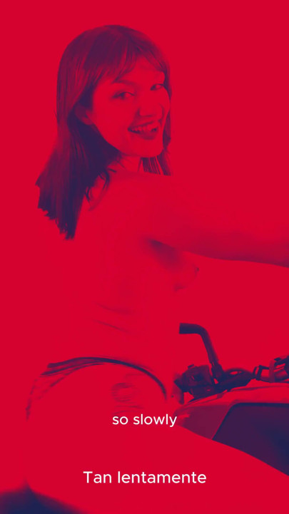 POV Seiko is your riding teacher in her motorcycle | Clip 1