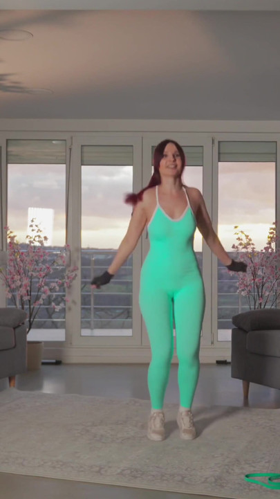 Hot MILF Jeny Smith works out in leggings and gets naked later | Clip 1