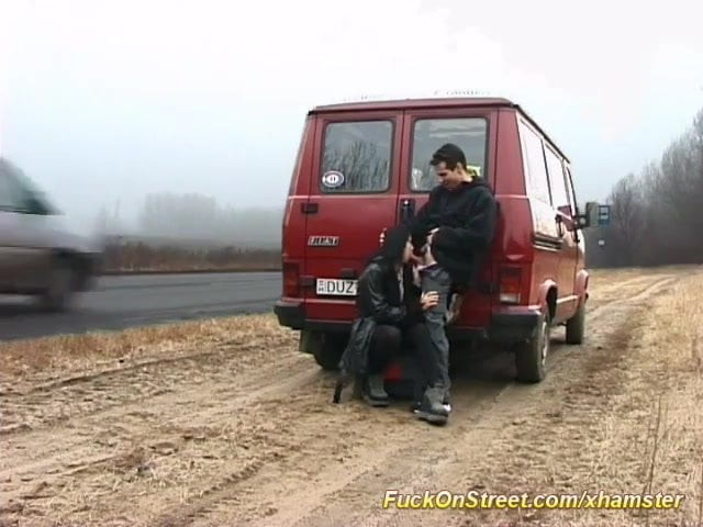 real fuck on big street