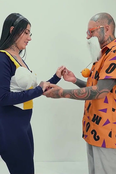 Master Roshi Teaches Me an Ancestral Technique, He Calls It the Dragon Pose- Rule 34 Dragon Ball