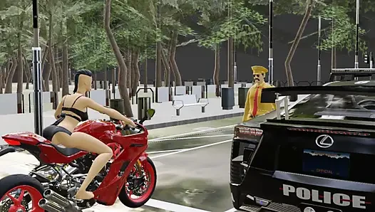 Indian Police fucking a girl on highway