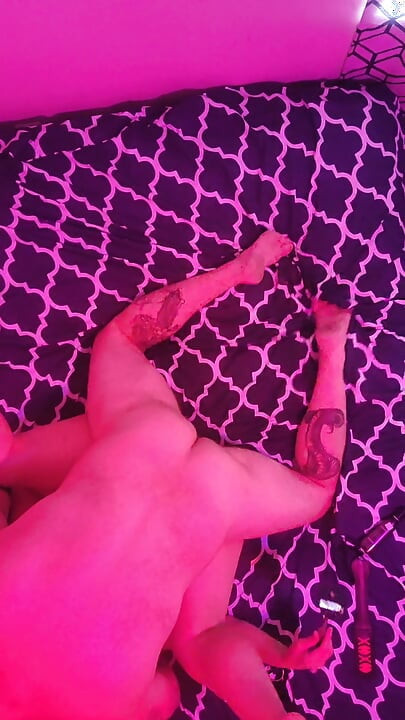 Pussy eating fisting leads to busting her guts up and sky cam creampie