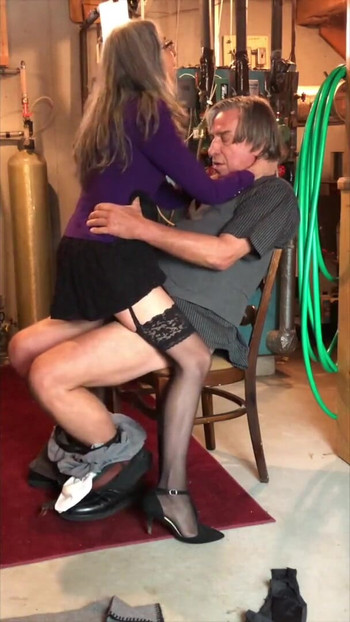 Captivating moment from "Mature Sexy MILF Cheating at the Christmas Party"