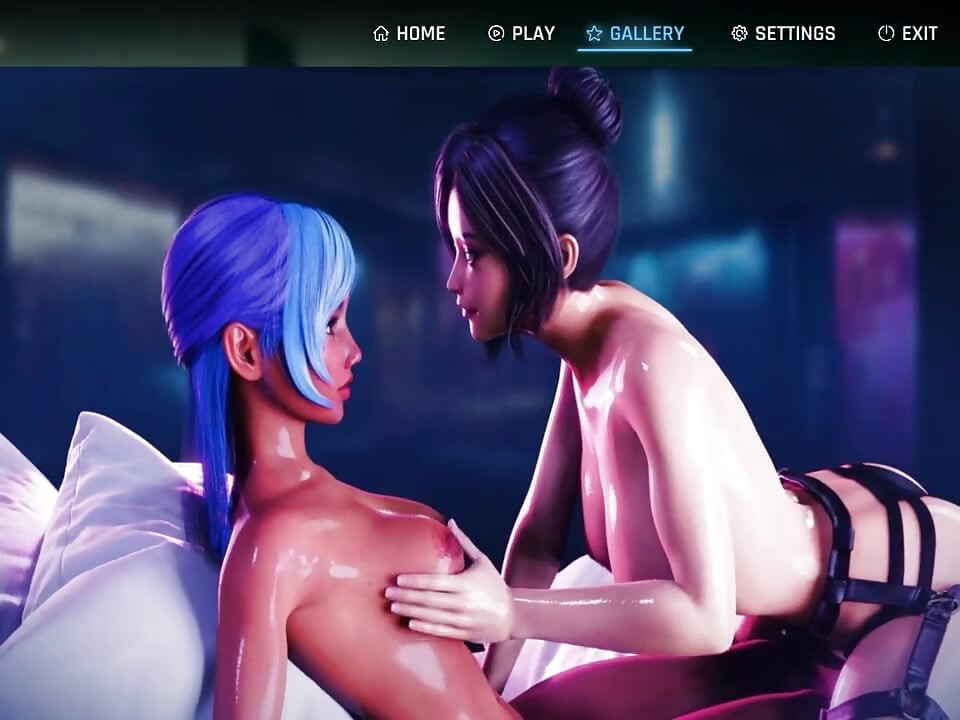 Cyberfuck 2069 - 3. rész - Két kanos leszbikus szíjjal Loveskysanhentai