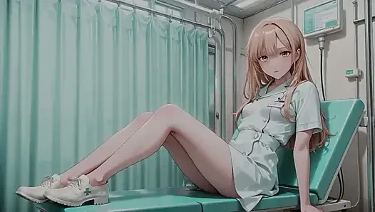 Blonde Nurse's Lazy Afternoon a Private Roam From Bed to Deep Sheets