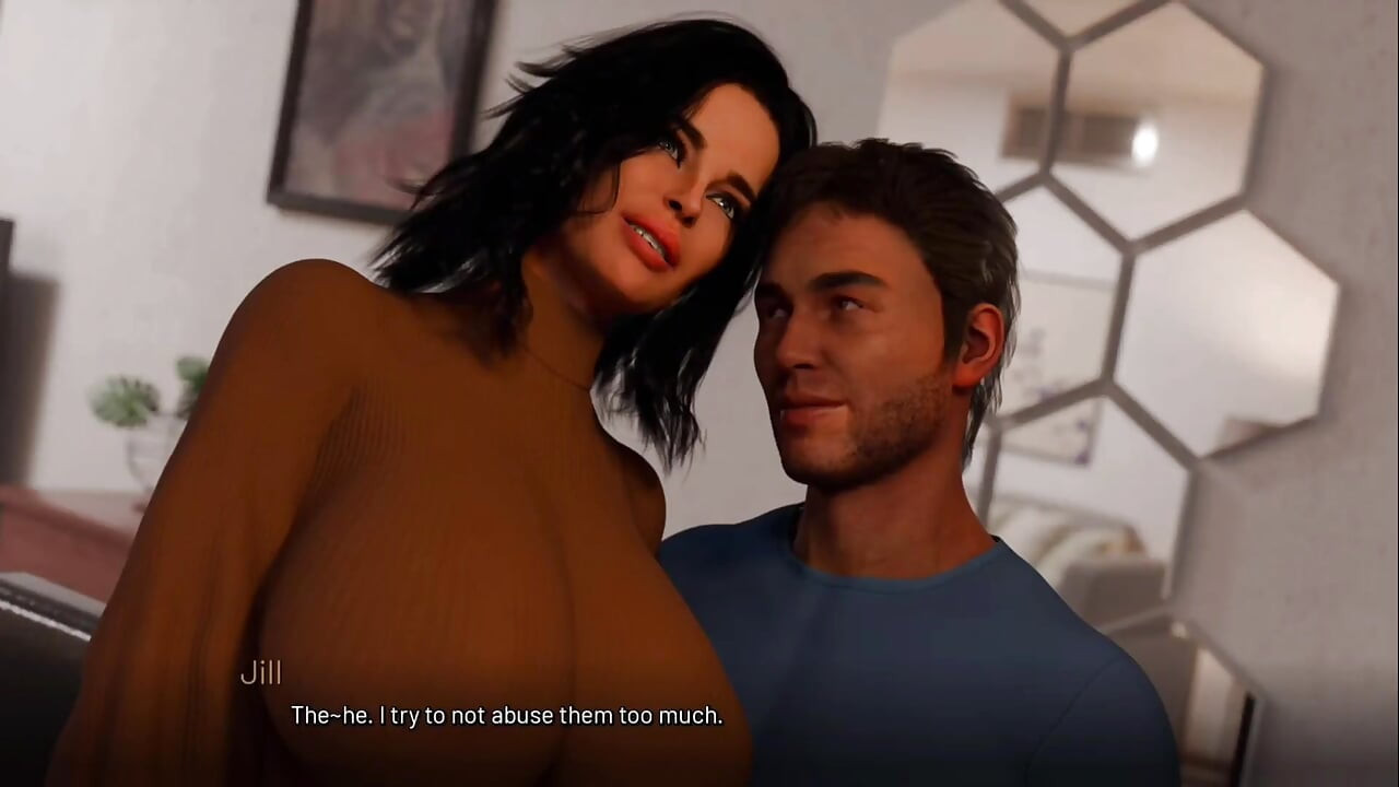 hot patni bahkaane ke lie bare stan aur gand hila rahi hai - sex Hill - e03