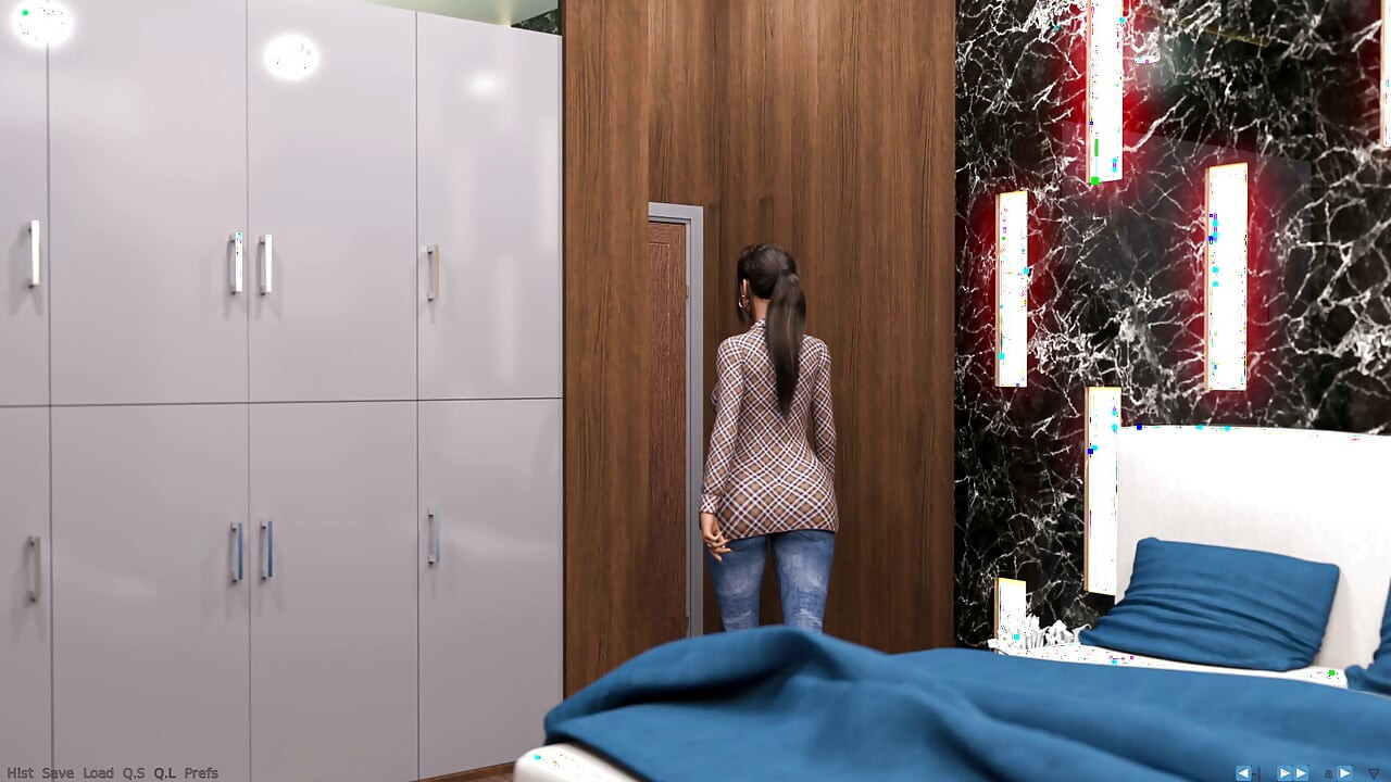 Awam-style Game - Being a Wife (v1.220p) - P5 - She Becomes a Filthy Cheating Wife - First Time She Lets Goro Penetrate Her