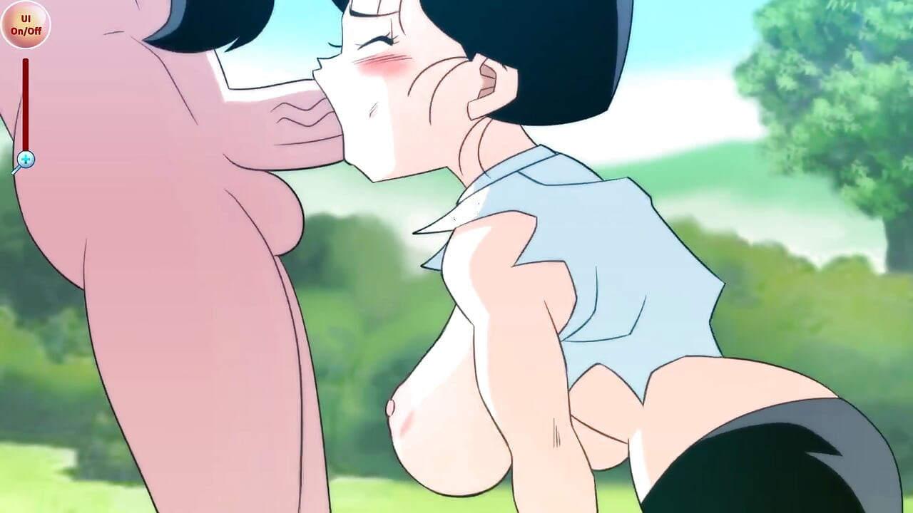 Kame Paradise 3 Seks Berbilang - Bahagian 16 - Videl Premium Blowjob oleh Loveskysanx