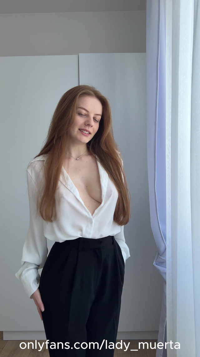 JOI Naughty hot milf secretary comes home slowly, does a striptease and makes you cum (she says)