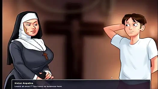 SummerTime Saga - Марию отшлепала монахиня