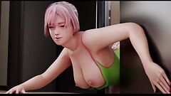 Get fuck with new beauty girlfriend - Hentai 3d 96