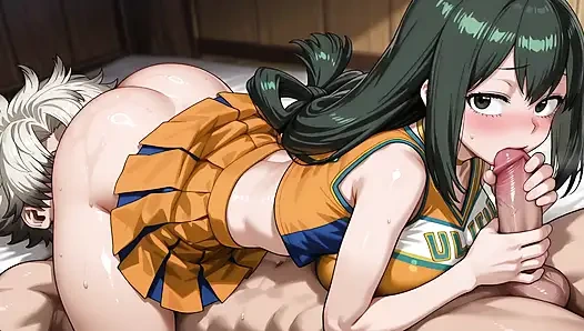 Rudo (Gachiakuta) x Tsuyu (MHA)
