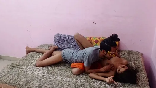 Amateur Indian skinny teen get an anal creampie after a hard desi pussy fucking sex
