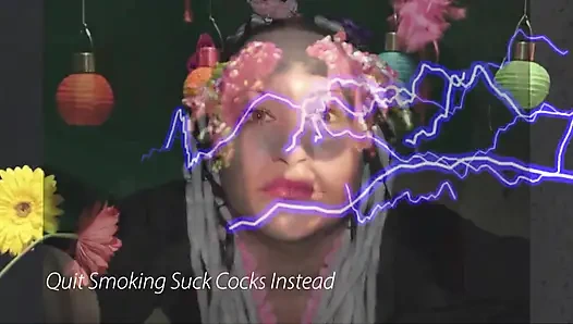 Aufhören, zu rauchen, lutschen sie stattdessen schwänze