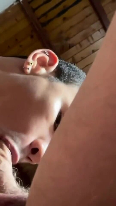 Captivating moment from "Sucked the Cock of a 19-year-old Colombian White Top"