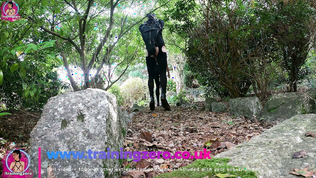 Femdom Pony Slut Bondage Slave Outdoor Walk