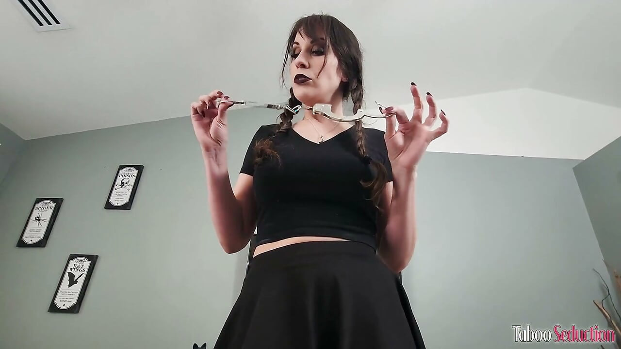 Hot Brunette Goth School Babe Uses You and Your Cock to Get Back at Her Man - Amiee Cambridge