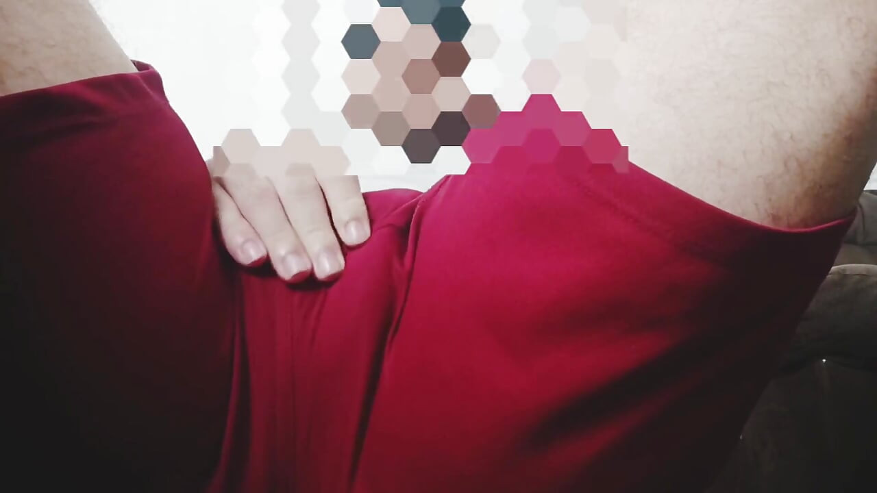 Femboy Scratching the Red Balls