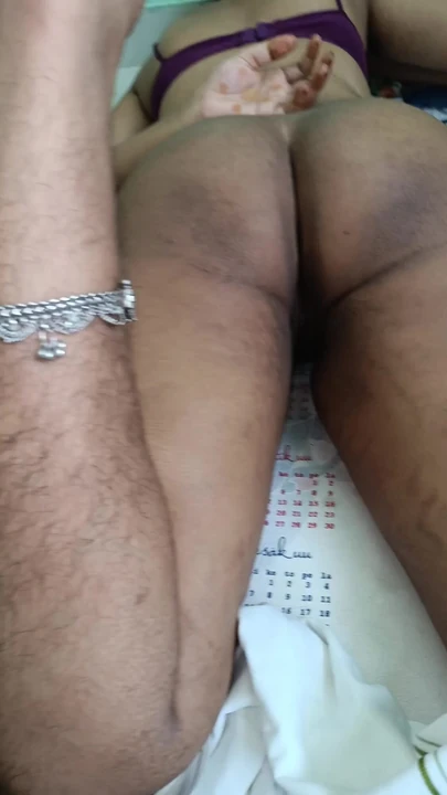Key moment from "Married aunty showing her cute pussy in bed with her colleague"