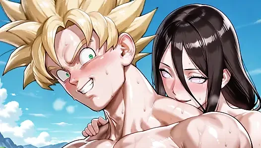 Goku – Ssj (db) X Hanabi (Naruto)