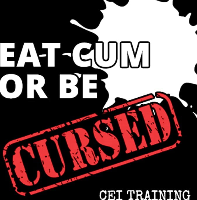 AUDIO ONLY - Eat cum or be cursed CEI training