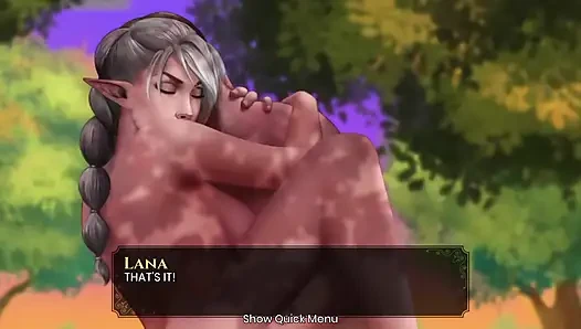 Beautiful girl character Fuck by friends son's big cock animation sex blowjob