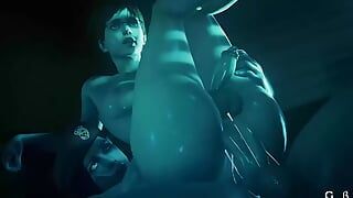 Futa Rebecca Chambers baise une salope de futa