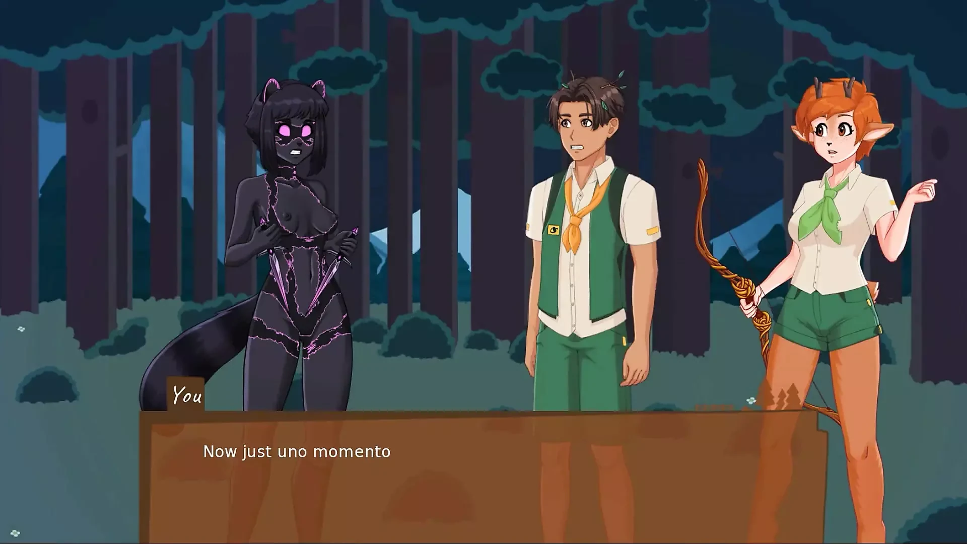 Camp Mourning Wood - Del 8 - Kåta tjejer av Loveskysanhentai