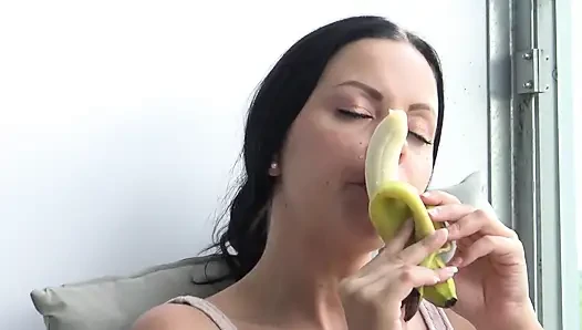 Carla`s banana  POV teasing