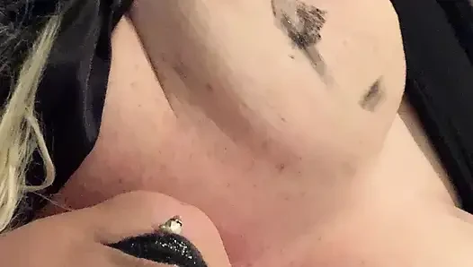 Horny Step Mom Masturbates While Stepson Films Her