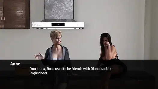 Orta yaşlı seksi kadın deresi #2 - Anne'nin götüne boşalıyor