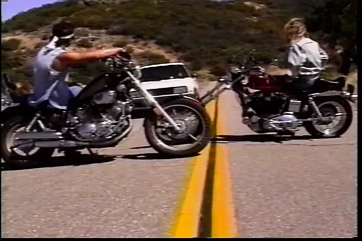 two brutal biker fuck blonde