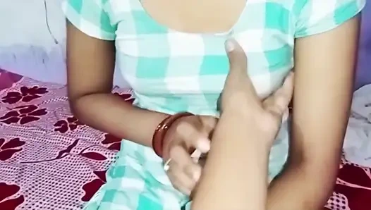 Cute Indian Desi Bhabhi Stocking with Derver and Hard-core Fucking Front of Her Stepsister in Clear Hindi Audio