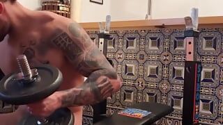 Cum and Exercise at Same Time Boygym Onlyfans Model