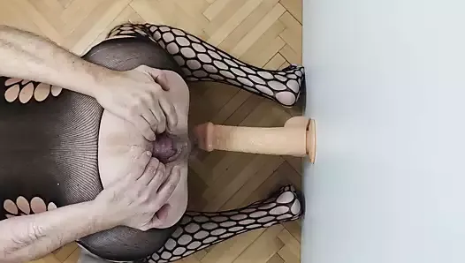 destroying my ass with a dildo