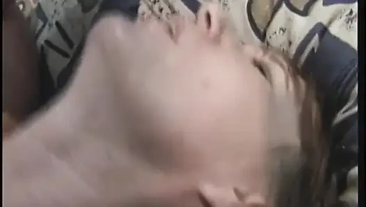 Horny older slut sucks dick while she gets her pussy filled with cock - older porn