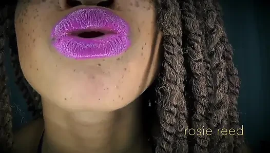 Бессилен против Fuchsia Lips - фетиш розовой губной помады с богиней Rosie Reed загипнотизует вас в рабство помадой - 1080p HD