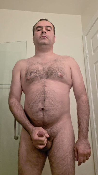 Albert Pogosov masturbates naked
