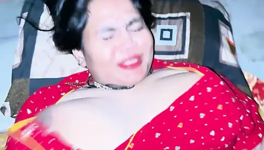 My Hot Indian Wife in Red Saree Seduced Me for Full Night Wild Ride