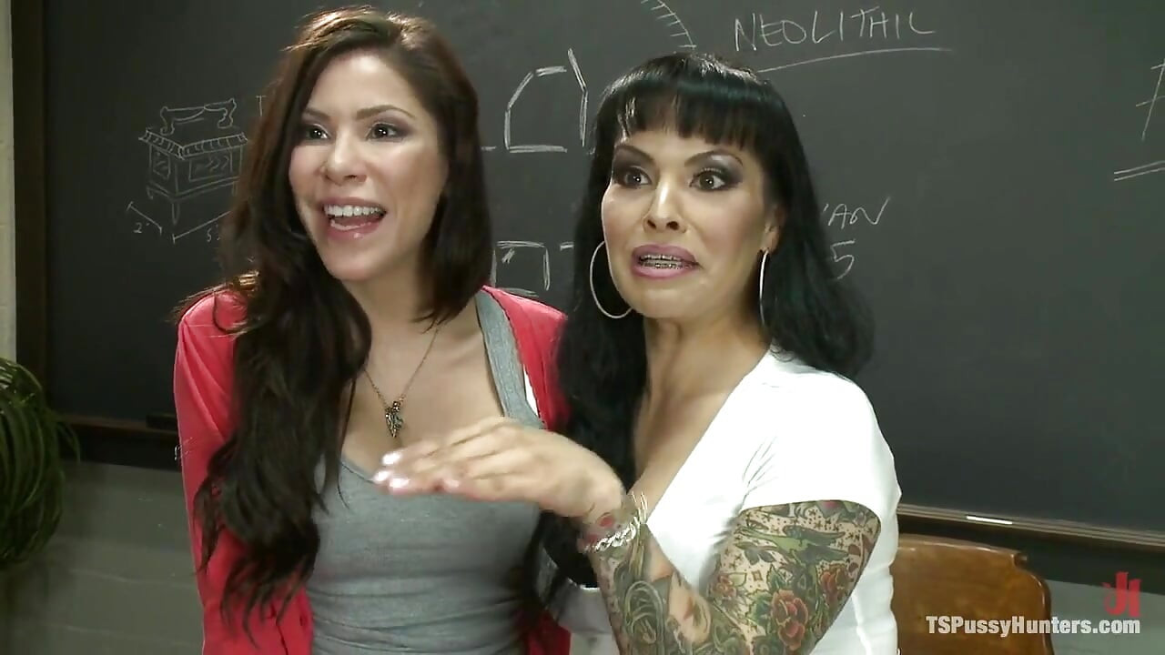Bad Teacher, Good Porn: TS Foxxy Initiates Her Classmate Into Sex Work