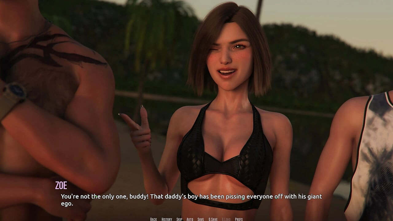 Dominos Beach 5 Sfw Walkthrough: Jhon meets rebels gang new friends &beach alliance tease