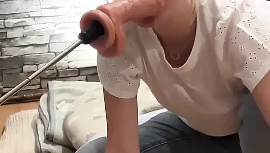 Just Spontaneously Using My Fuck Machine