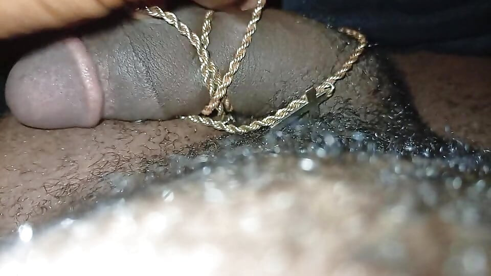 Rusted chain on dick