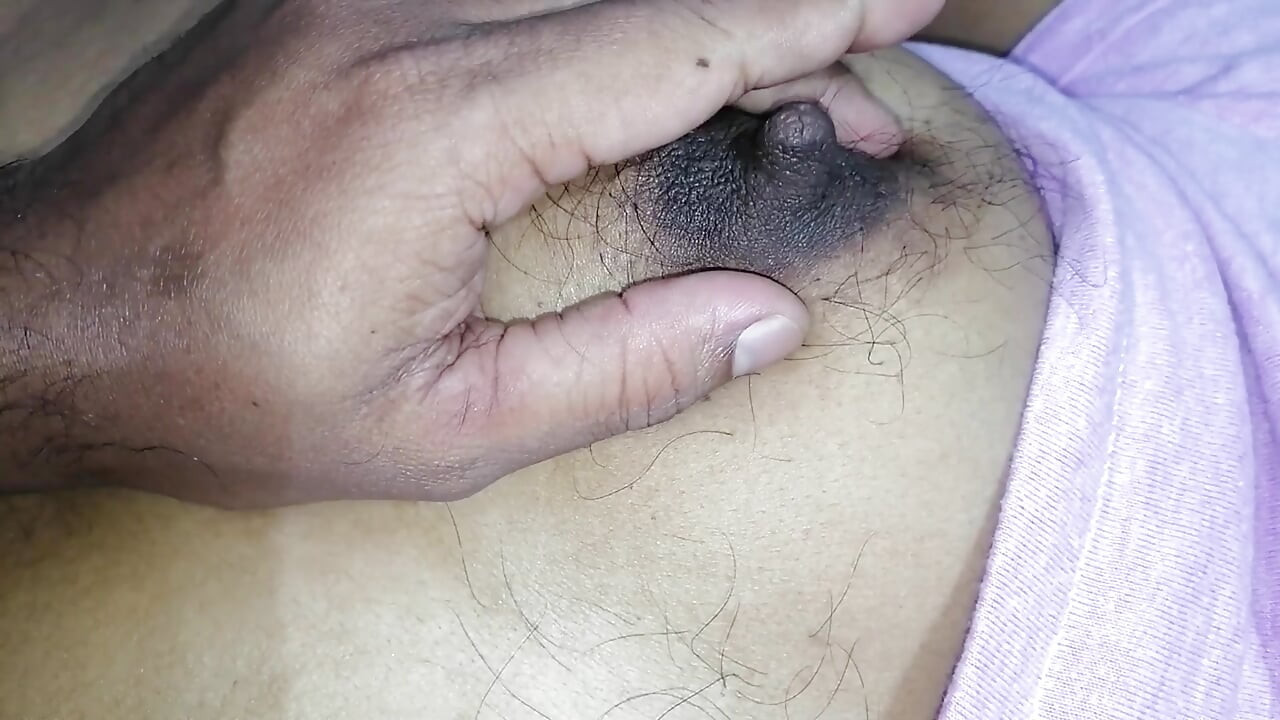 Asian with Bushy Hairy Tits Full Body Strip Before Intense Sex