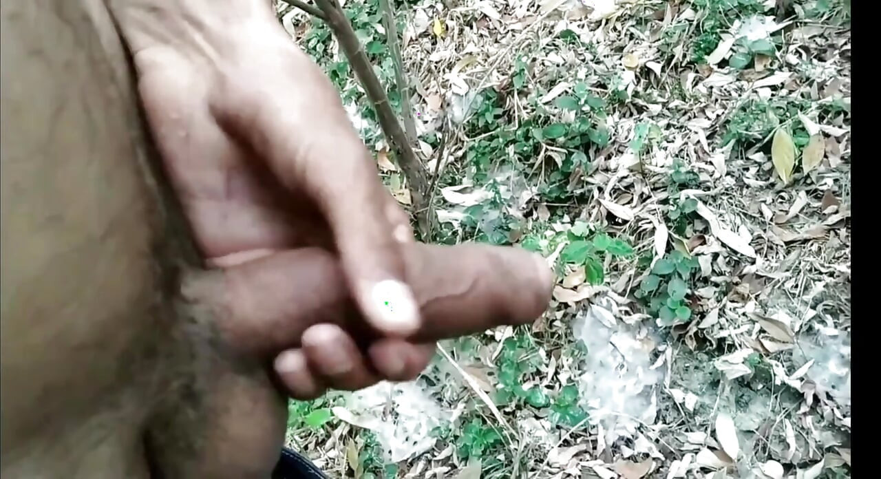 Desi Village Big Cock mastrubation in Outdoor