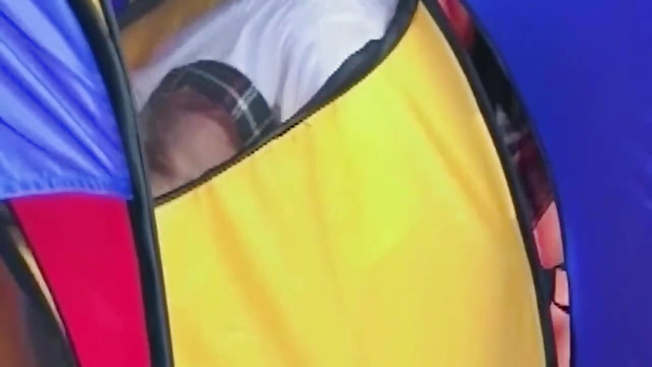 Mature Blonde MILF Takes BBC Deep in Play Tent