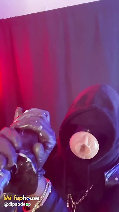 Cum Hungry Fleshlight Pussy Deepthroat Simulator Pig