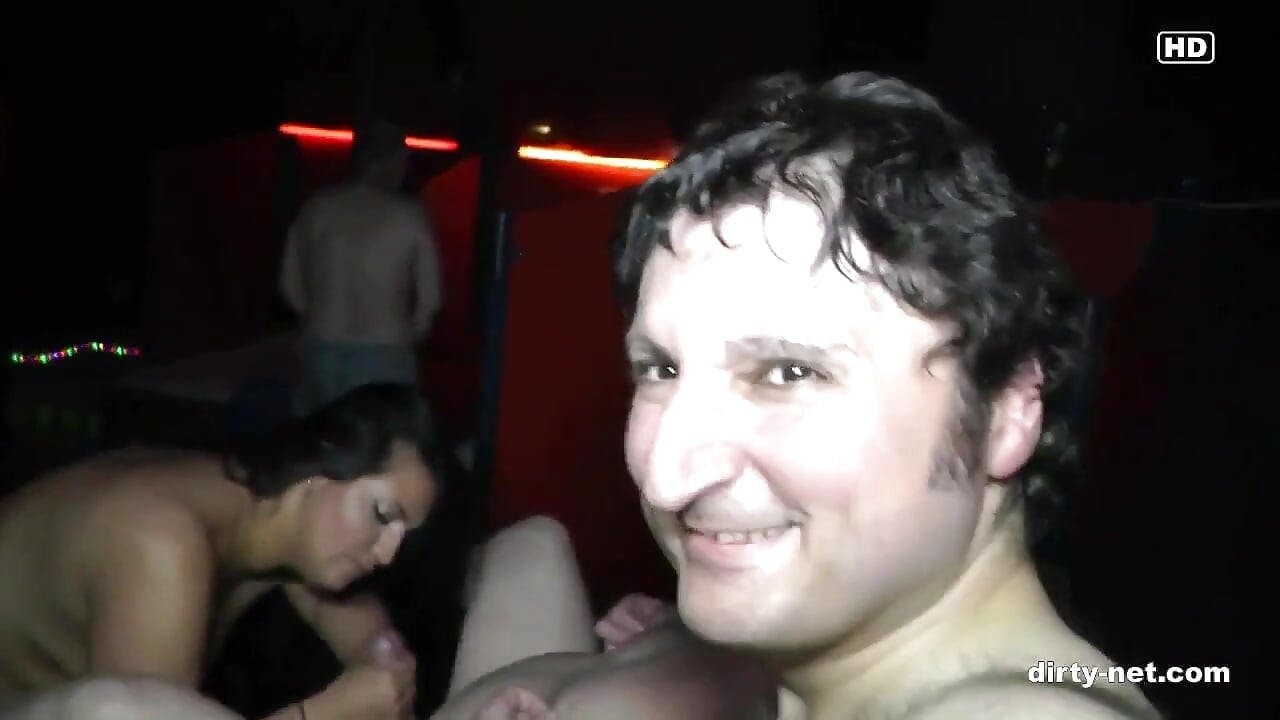 Deepthroat gangbang with cum bitch Aida